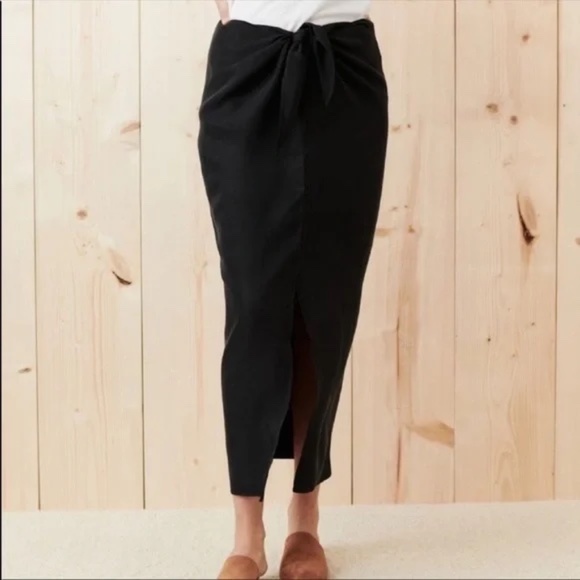 Jenni Kayne black sarong skirt size XS - Picture 1 of 6